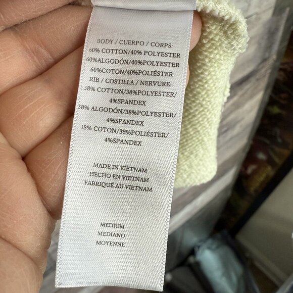 Rails Reeves Blue Mint Dip Dye Sweatshirt Size Medium Womens Ombre Gradient - Picture 8 of 10